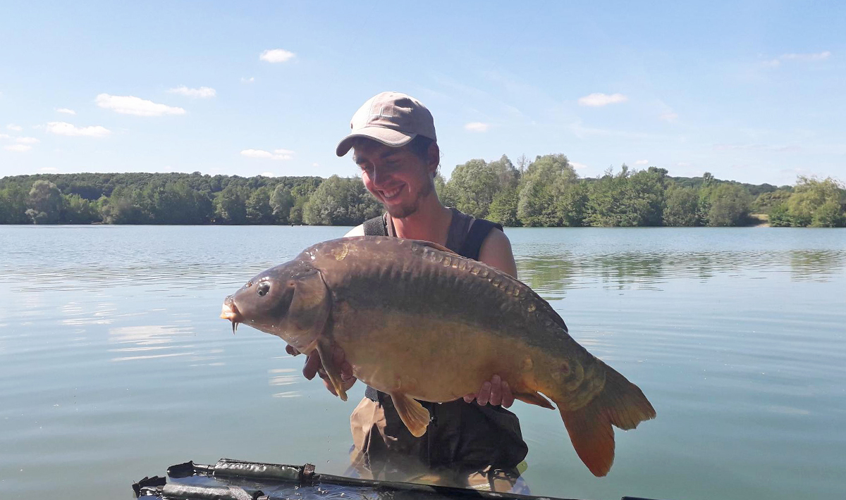 Karper Lac De Lepinet Betaalwater Lac Betaalwater Frankrijk