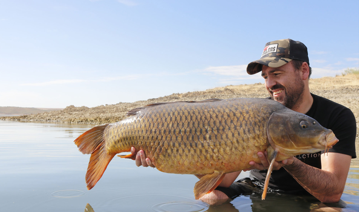 Karper Caravana De La Pesca De Orellana Spanje