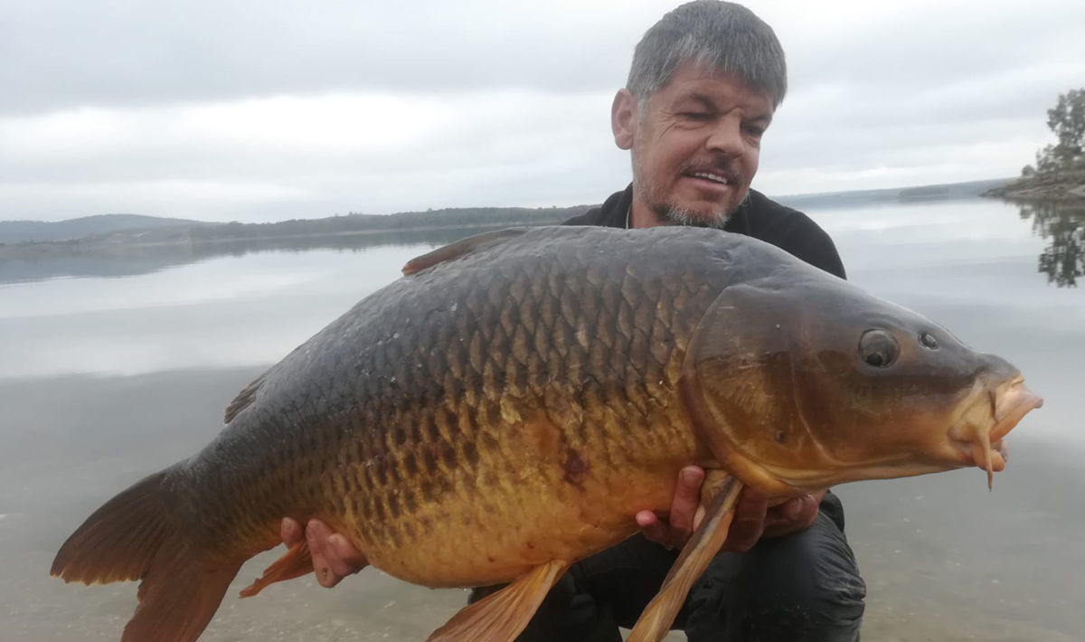 Karper Caravana De La Pesca De Spanje Visvakantie