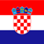 Vlag voor Croatia